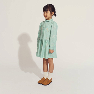 Платье с галстуком Gingersnaps "Sabel Mint Grove", мятное